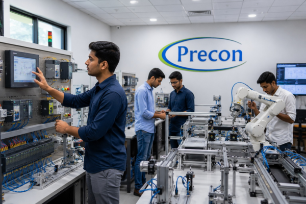 Industrial Automation Course in Mumbai and Navi Mumbai | Automation Training Institute Mumbai | Best Industrial Automation Training Institute in India | PLC Programming Courses | DCS Training Institute Mumbai | Precon Automation Engineering Training | Precon Automation